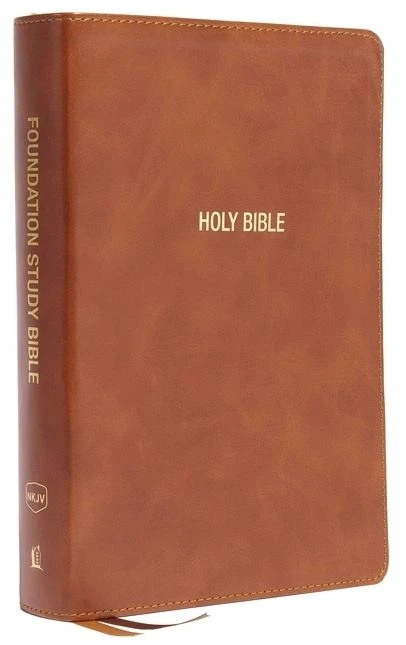 Thomas Nelson NKJV Foundation Study Bible, Large Print – Brown