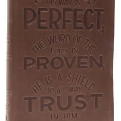 Thomas Nelson NKJV Thinline Bible, Verse Art Cover Collection, Genuine Leather , Brown