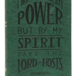 Thomas Nelson NKJV Thinline Youth Edition, Verse Art Cover Collection, Leathersoft, Green