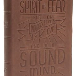 Thomas Nelson NKJV Thinline Bible, Verse Art Cover Collection, Genuine Leather , Brown