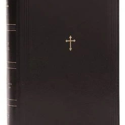 Thomas Nelson NKJV Compact Paragraph-Style Bible Black Leathersoft With Zipper