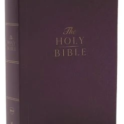 Thomas Nelson NKJV Compact Paragraph-Style Bible Purple Softcover