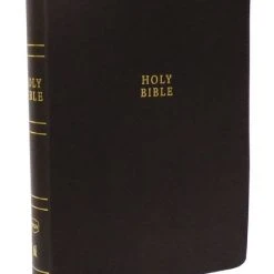 Thomas Nelson NKJV Holy Bible, Super Giant Print Reference Bible, Brown Bonded Leather
