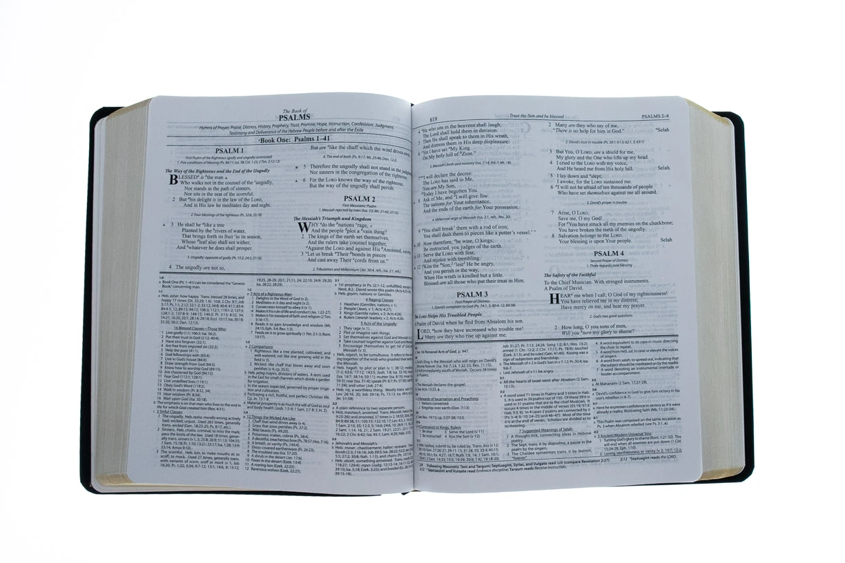 NKJV Dake Annotated Reference Bible-Black Bonded - Image 2