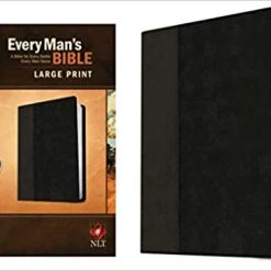 Audience: Men NLT Every Man’s Bible -Large Print Imitation Leather, Black/Onyx