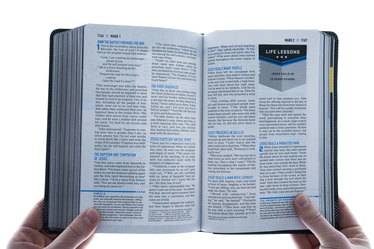 Tyndale House Publishing NLT Boys Life Application Study Bible, Tutone - Image 5