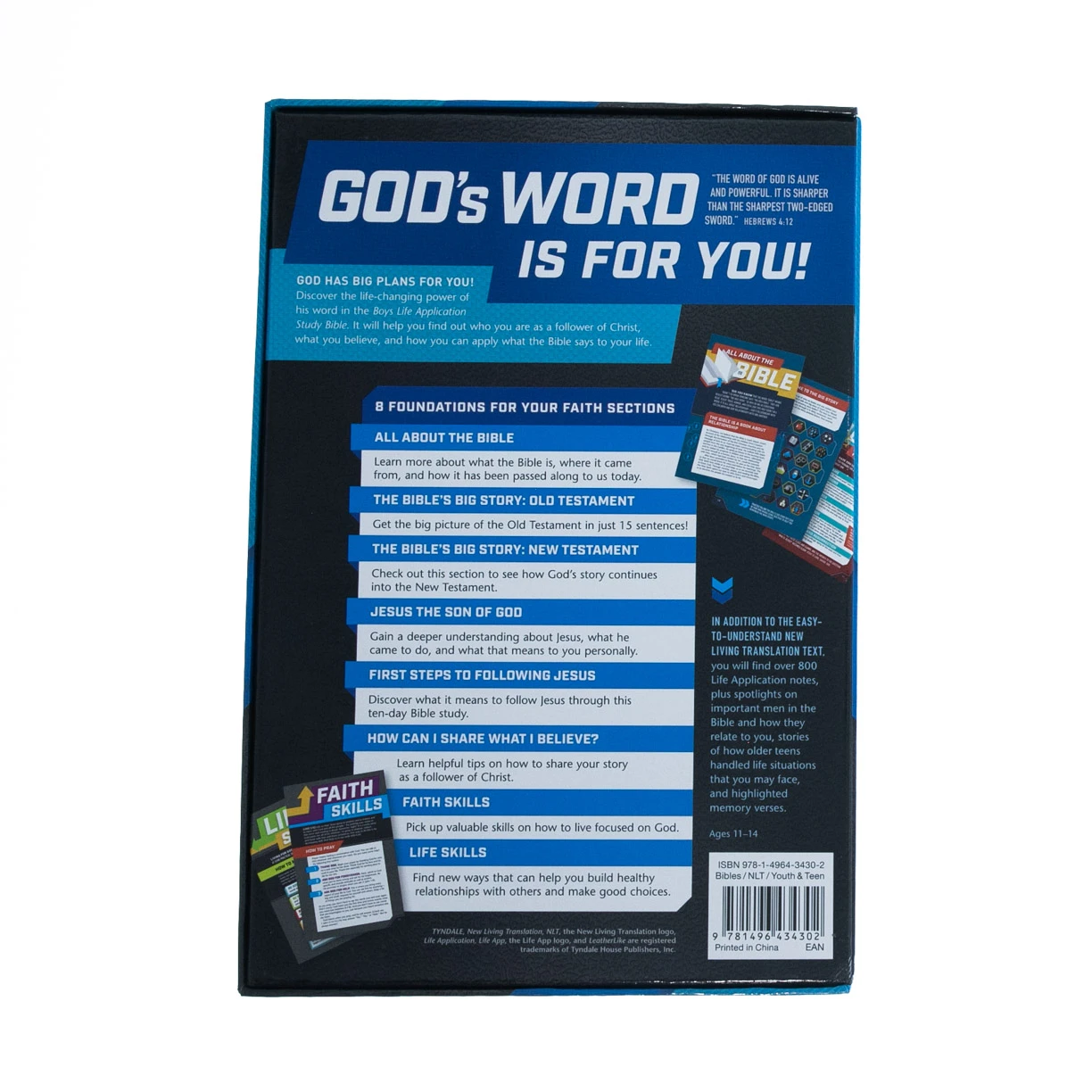 Tyndale House Publishing NLT Boys Life Application Study Bible, Tutone - Image 6