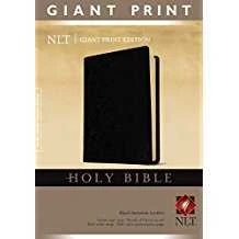 Tyndale House Publishing NLT2 Giant Print Bible-Black Imitation Leather