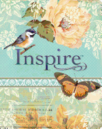 Tyndale House Publishing NLT2 Inspire Bible-Silky Vintage Blue/Cream Leatherlike
