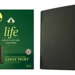 NLT Life Application Study Bible, Third Edition, Large Print Black Leather