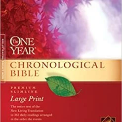 Tyndale House Publishing NLT One Year Chronological Bibl-Premium Slimline Large Print