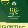 Tyndale House Publishing NLT Life Application Study Bible, Third Edition, Large Print -Red