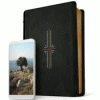 Tyndale House Publishing Filament Bible NLT -Leatherlike, Black, Indexed: The Print+digital Bible
