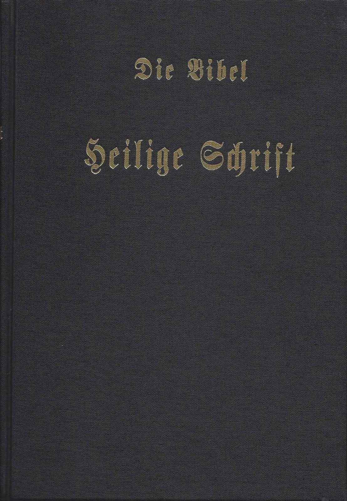German Bible Hardcover 10.25 X 7 X 2.25 In