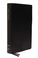 Thomas Nelson NET Bible, Single-Column Reference, Leathersoft, Black