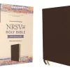 Zondervan NRSVUE Holy Bible With Apocrypha, Leathersoft, Brown
