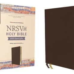 Zondervan NRSVUE Holy Bible With Apocrypha, Leathersoft, Brown